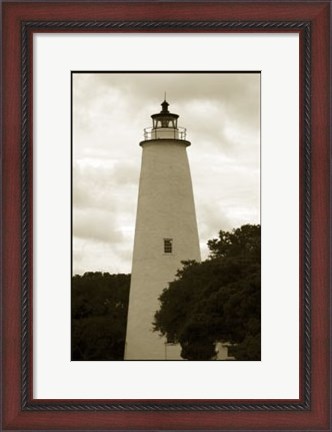 Framed Ocracoke Island Lighthouse Print