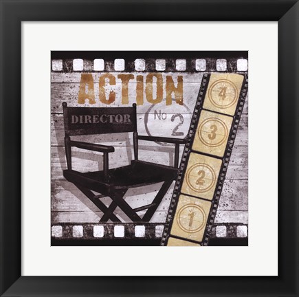 Framed Action Print