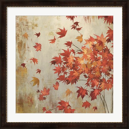 Framed Crimson Foliage Print