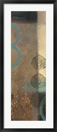 Framed Earthen Leaves II Print