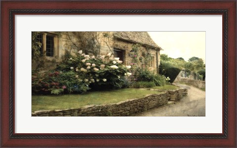 Framed English Cottage I Print