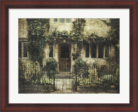 Framed English Cottage IV Print