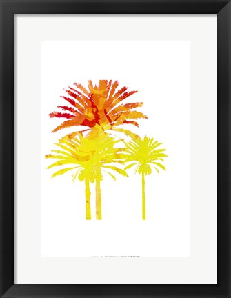 Framed Sunny Palm II Print