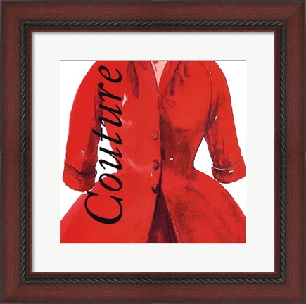 Framed Fashion Couture Print
