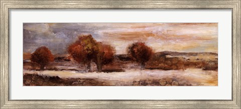 Framed Morning Meadow I Print