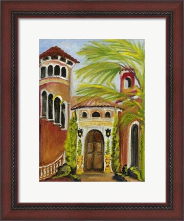 Framed At Home in Paradise III Print