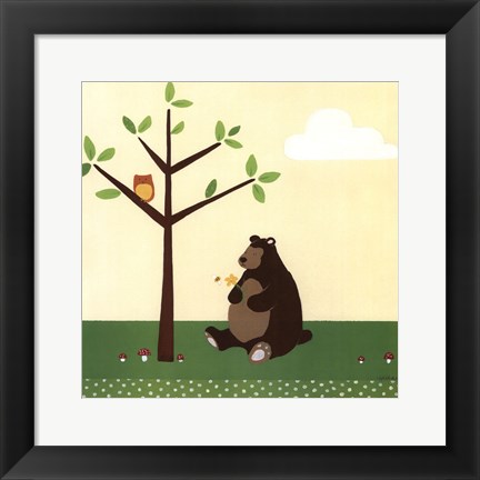 Framed Woodland Friends IV Print