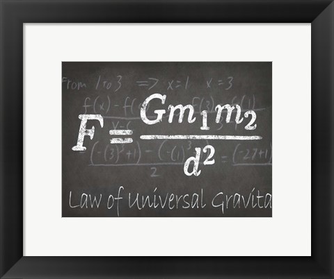 Framed Mathematical Elements II Print