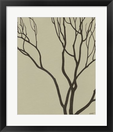 Framed Bare Tree I Print