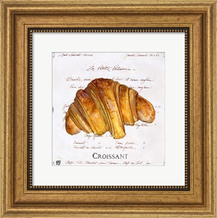 Framed Croissant Print