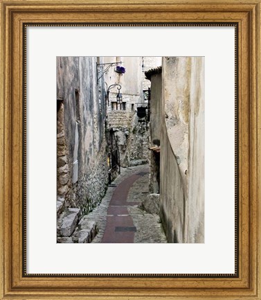 Framed Cobbled Walkway II Print