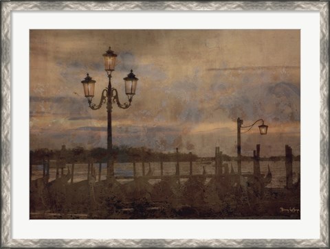 Framed Dawn &amp; the Gondolas I Print