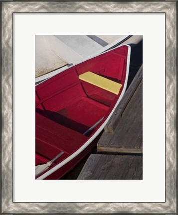 Framed Row Boats VI Print