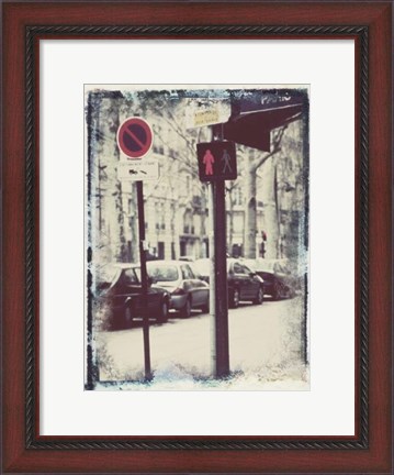 Framed Paris Stroll I Print