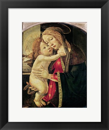 Framed Virgin and Child, c.1500 Print
