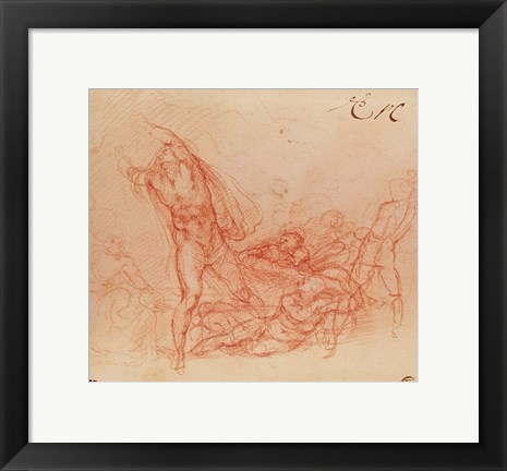 Framed Resurrection of Christ, c.1536-38 Print