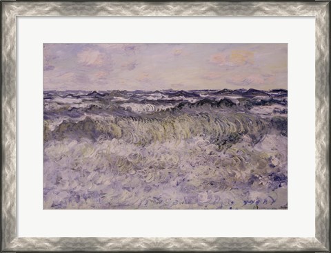 Framed Seascape, 1881 Print