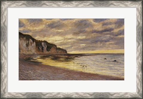 Framed Pointe De Lailly, Maree Basse, 1882 Print