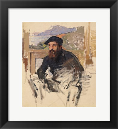 Framed Self Portrait in his Atelier, c.1884 Print