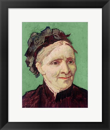 Framed Portrait of the Artist&#39;s Mother, 1888 Print