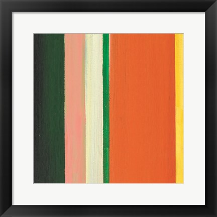 Framed Hampton Stripe IV Print