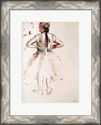 Framed Dancer viewed from the back Print