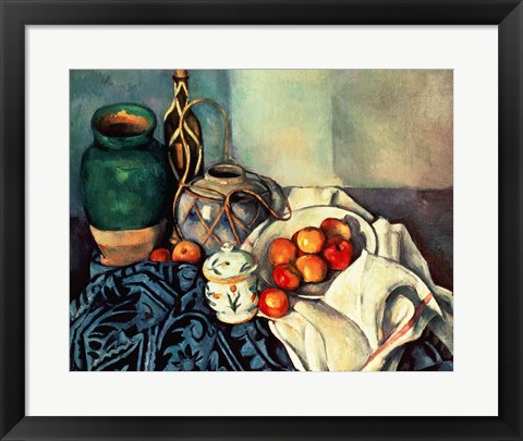 Framed Still Life with Apples Print