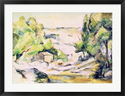 Framed Countryside in Provence Print