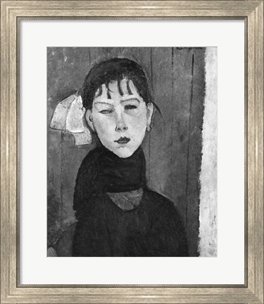 Framed Marie, young woman of the people Print