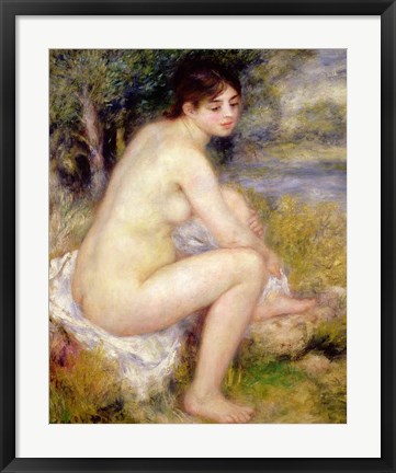 Framed Nude in a Landscape, 1883 Print