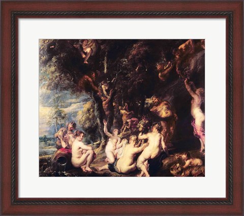 Framed Nymphs and Satyrs Print