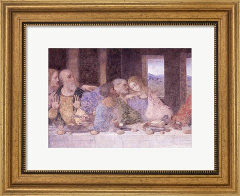 Framed Last Supper, (post restoration) C Print