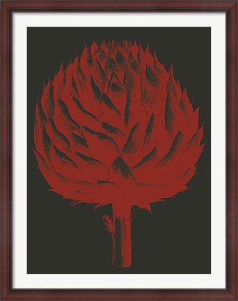 Framed Artichoke 10 Print