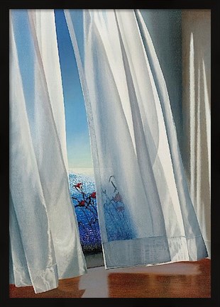 Framed Twilit Lilies Print