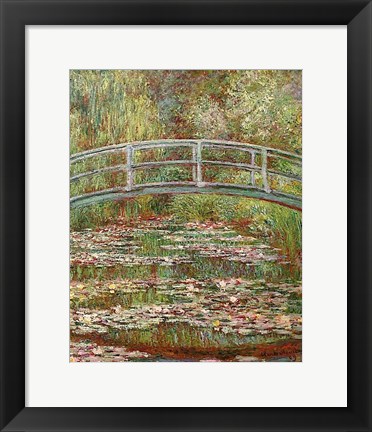 Framed Water Lily Pond, 1899 Print