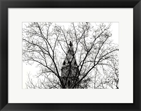 Framed City Hall (branches) Print