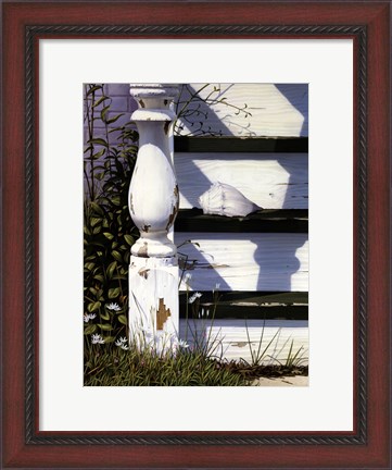 Framed Old House by the Sea Print