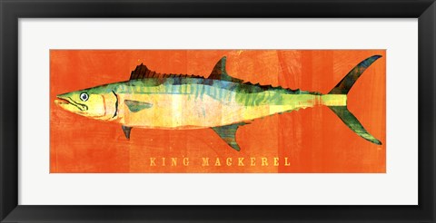 Framed King Mackerel Print