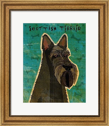 Framed Scottish Terrier Print