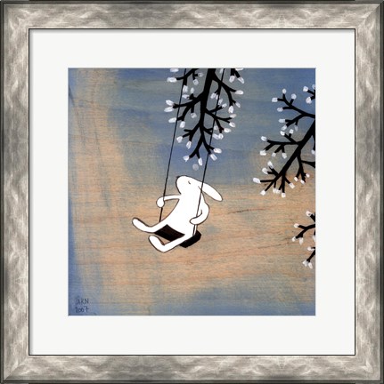 Framed Follow Your Heart- Swinging Quietly Print