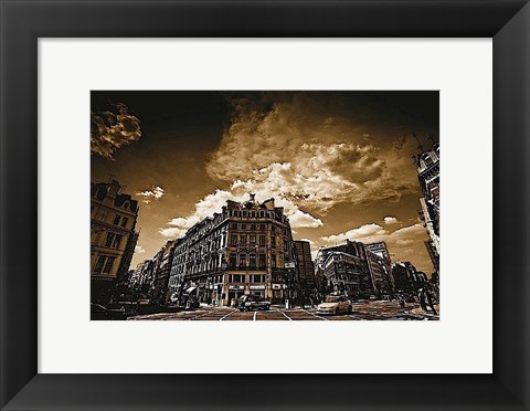 Framed Smithfield, London Print