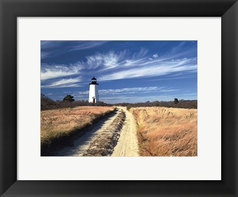 Framed Cape Poge Lighthouse Print