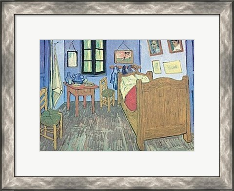 Framed Bedroom at Arles Print