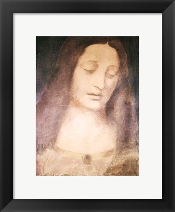 Framed Head of Christ Print