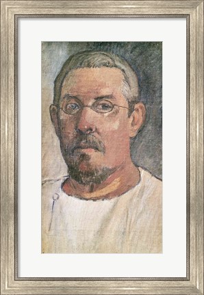 Framed Self portrait, 1902 Print