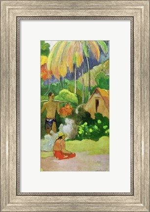 Framed Landscape in Tahiti Print