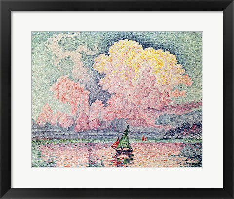 Framed Antibes, the Pink Cloud, 1916 Print