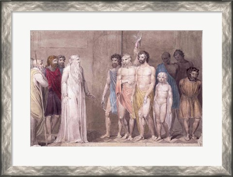 Framed St. Gregory and the British Captives Print