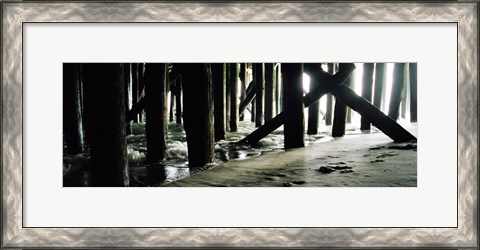 Framed Seaside Dock Print