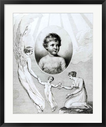 Framed Mary Wollstonecraft Shelley Print